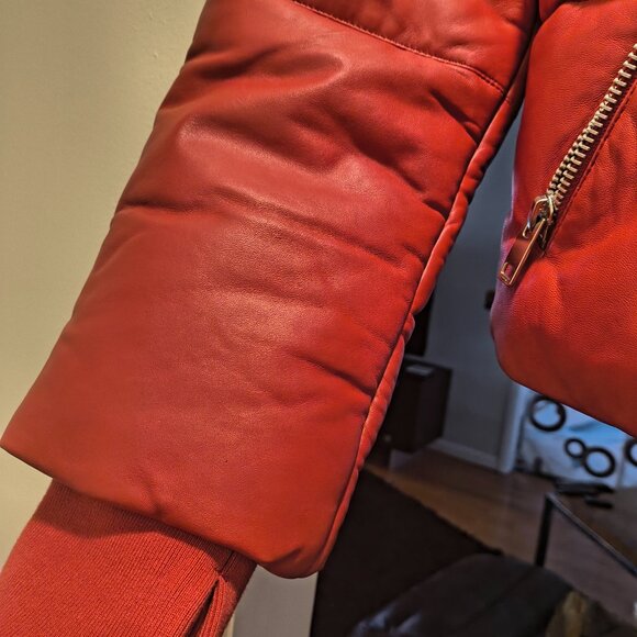Leather Walter Baker Coat - Picture 2 of 3